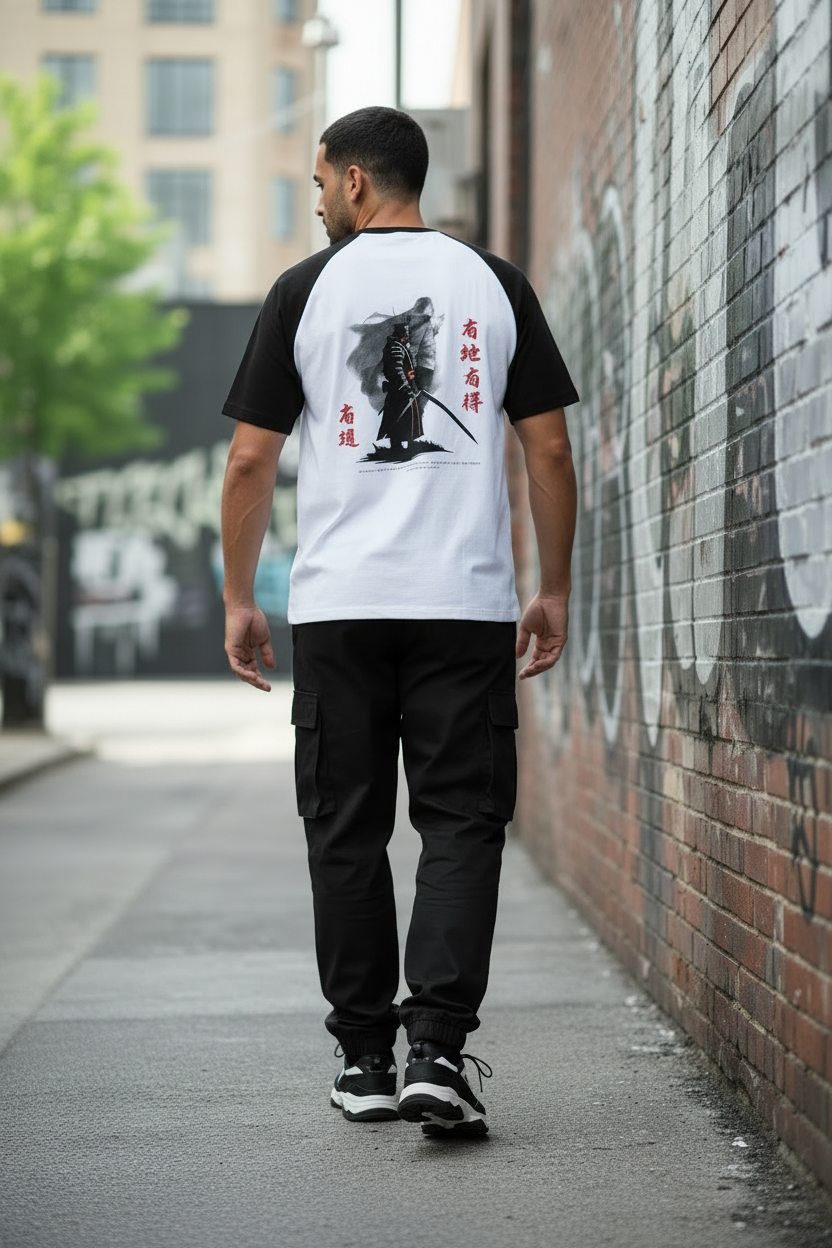Silent Warrior Raglan Tee