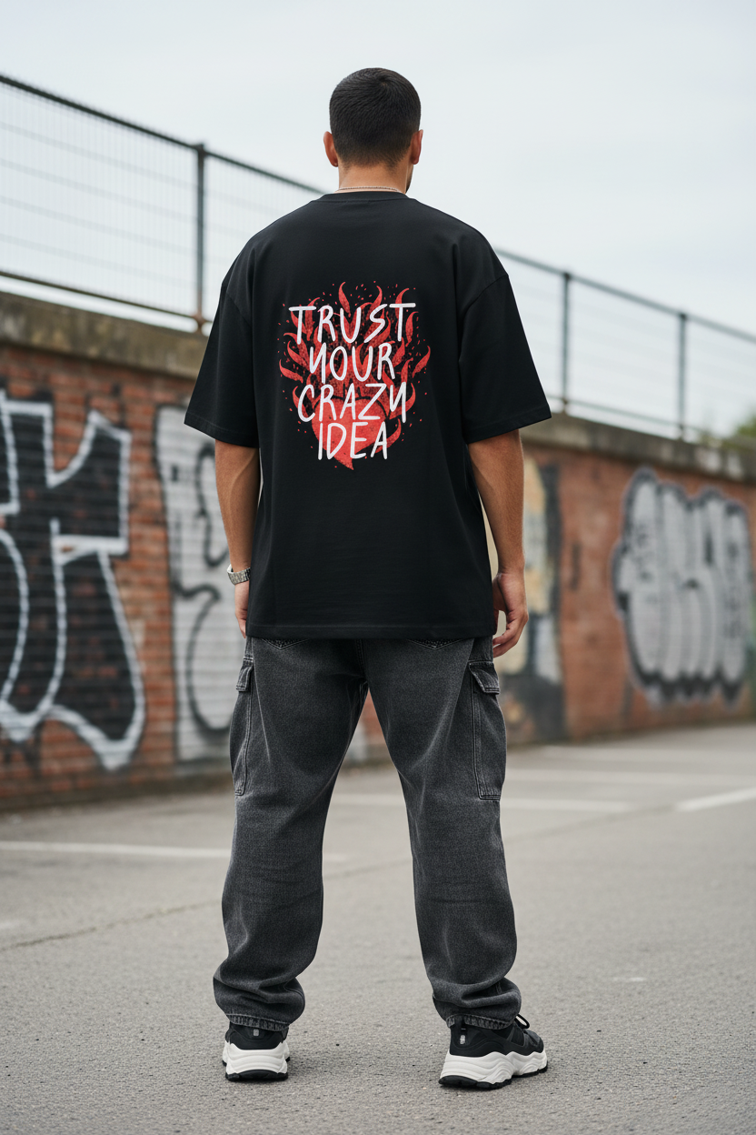 Crazy Vision Oversized Tee